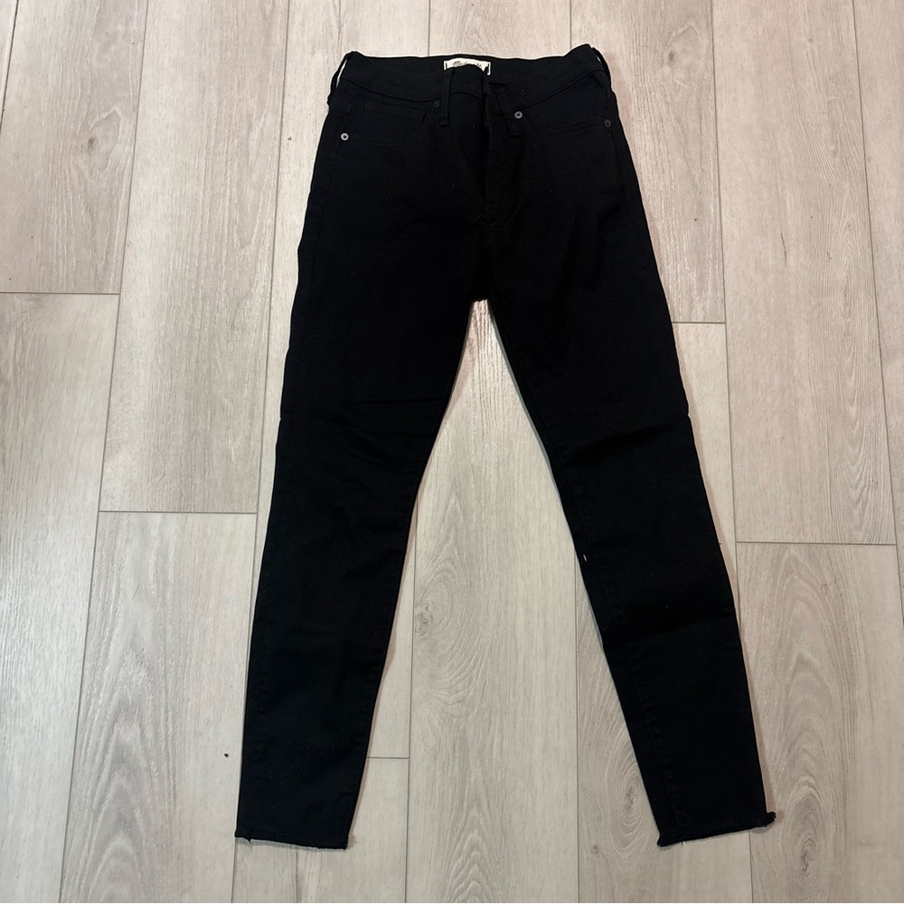 Madewell Hi Rise Black Jeans